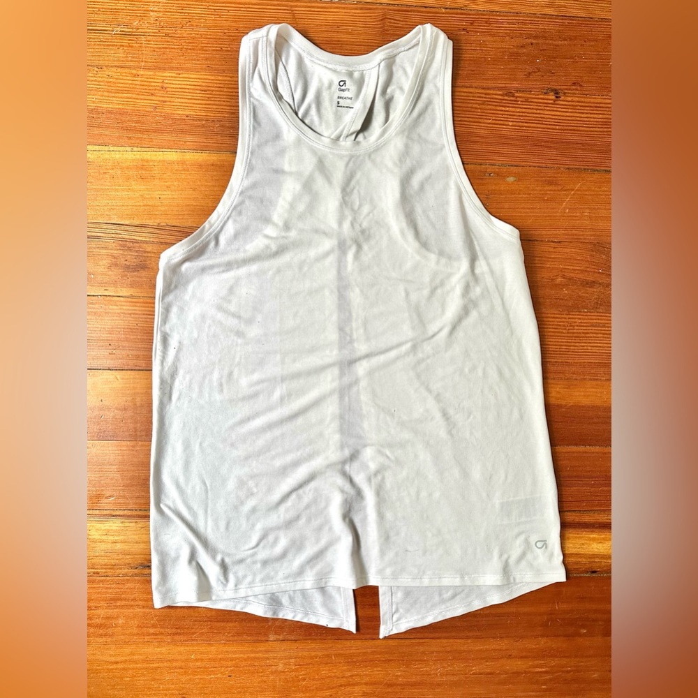 GAP White Tie Back Tank Top